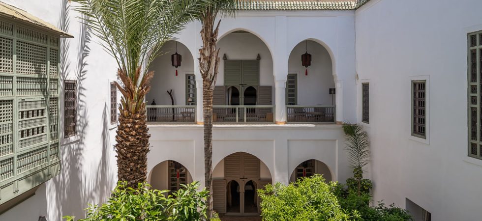 Exceptional Riad of the 18th century. Magnificent garden, exceptional volumes. Guest house classification
