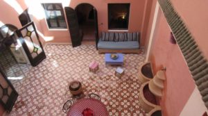 Riad avec accès voiture, beau potentiel avec quelques travaux, quartier Zaouia