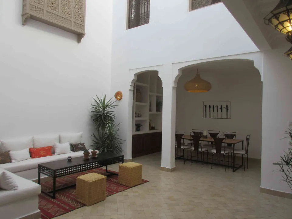 Salon d'un riad